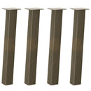konsolbordben 4 stk. naturstål 72 cm stål