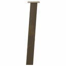 konsolbordben 4 stk. naturstål 72 cm stål