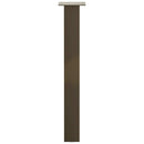 konsolbordben 4 stk. naturstål 72 cm stål