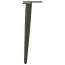 sofabordben konisk form 4 stk. antracit 30-31 cm stål