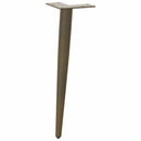 sofabordben konisk form 4 stk. naturstål 30-31 cm stål