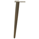 sofabordben konisk form 4 stk. naturstål 30-31 cm stål