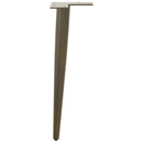 sofabordben konisk form 4 stk. naturstål 30-31 cm stål