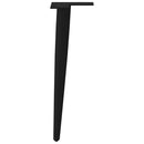 sofabordben konisk form 4 stk. sort 42-43 cm stål