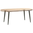 sofabordben konisk form 4 stk. antracit 42-43 cm stål