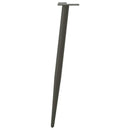 konsolbordben konisk form 4 stk. antracit 72-73 cm stål