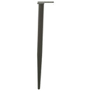 konsolbordben konisk form 4 stk. antracit 72-73 cm stål