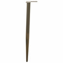 konsolbordben konisk form 4 stk. naturstål 72-73 cm stål