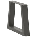 sofabordben V-formet 2 stk. antracit 30x(30-31,3) cm stål