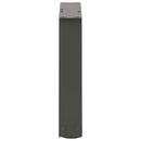 sofabordben V-formet 2 stk. antracit 30x(30-31,3) cm stål