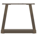 sofabordsben V-formet 2 stk. naturstål 30x(30-31,3) cm stål