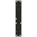 sofabordben V-formet 2 stk. sort 40x(30-31,3) cm stål