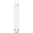 sofabordsben V-formet 2 stk. hvid 40x(30-31,3) cm stål