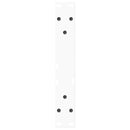 sofabordsben V-formet 2 stk. hvid 40x(30-31,3) cm stål