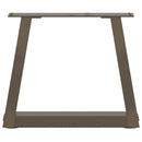 sofabordsben V-formet 2 stk. naturstål 40x(30-31,3) cm stål
