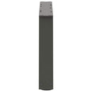 sofabordsben V-formet 2 stk. antracit 50x(30-31,3) cm stål