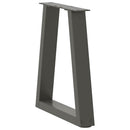 sofabordsben V-formet 2 stk. antracit 28 x (42-43,3) cm stål