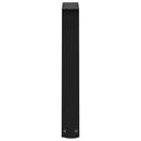 sofabordsben V-formet 2 stk. sort 38 x (42-43,3) cm stål