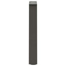 sofabordsben V-formet 2 stk. antracit 38 x (42-43,3) cm stål