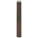 sofabordsben V-formet 2 stk. naturstål 38 x (42-43,3) cm stål