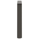 sofabordsben V-formet 2 stk. antracit 50x(42-43,3) cm stål
