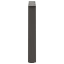 sofabordsben V-formet 2 stk. antracit 60x(42-43,3) cm stål