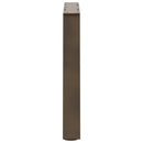 sofabordsben V-formet 2 stk. naturstål 60x(42-43,3) cm stål