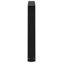 sofabordsben V-formet 2 stk. sort 70 x (42-43,3) cm stål