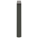 sofabordsben V-formet 2 stk. antracit 70 x (42-43,3) cm stål