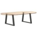 sofabordsben V-formet 2 stk. antracit 70 x (42-43,3) cm stål