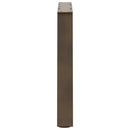sofabordsben V-formet 2 stk. naturstål 70 x (42-43,3) cm stål
