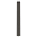 spisebordsben V-formet 2 stk. antracit 50x(72-73,3) cm stål