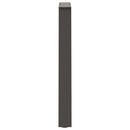 spisebordsben V-formet 2 stk. antracit 60x(72-73,3) cm stål