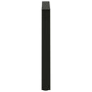 spisebordsben V-formet 2 stk. sort 70 x (72-73,3) cm stål