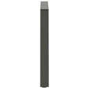 spisebordsben V-formet 2 stk. antracit 70 x (72-73,3) cm stål