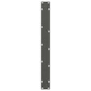 spisebordsben V-formet 2 stk. antracit 70 x (72-73,3) cm stål