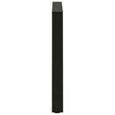spisebordsben V-formet 2 stk. sort 80 x (72-73,3) cm stål