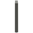 spisebordsben V-formet 2 stk. antracit 80x(72-73,3) cm stål
