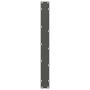 spisebordsben V-formet 2 stk. antracit 90 x (72-73,3) cm stål