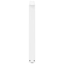 spisebordsben V-formet 2 stk. hvid 100x(72-73,3) cm stål