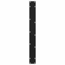 spisebordsben V-formet 3 stk. sort 70 x (72-73,3) cm stål