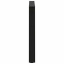 spisebordben V-formet 3 stk. sort 80 x (72-73,3) cm stål