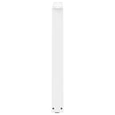 spisebordsben V-formet 3 stk. hvid 80x(72-73,3) cm stål