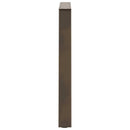 spisebordsben V-formet 3 stk. naturstål 80x(72-73,3) cm stål