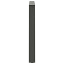 spisebordsben V-formet 3 stk. antracit 90 x (72-73,3) cm stål