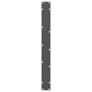 spisebordsben V-formet 3 stk. antracit 100x(72-73,3) cm stål