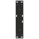 sofabordsben V-formet 2 stk. sort 30x(30-31,3) cm stål