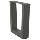 sofabordsben V-formet 2 stk. antracit 40x(30-31,3) cm stål