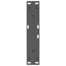 sofabordsben V-formet 2 stk. antracit 40x(30-31,3) cm stål