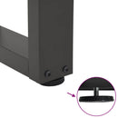 sofabordsben V-formet 2 stk. antracit 40x(30-31,3) cm stål